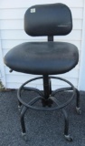 Bio Fit Rolling Chair Adjustable Height, Pneumatic, Model Number 4P62-R in Black