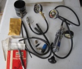 Vacuum Tester, Compression Tester in Plastic Storage Bin