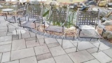 Set of Four Metal Rocker Chairs