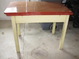 Vintage Enamel Top Table 24