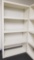 White 4 Shelf Unit 6' 2