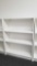 White Bookcase with Two Adjustable Shelves, 42 H X 32 W X 12 D approx