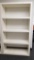 White 4 Shelf Unit 6' 2