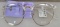 Claire's +0.00 Clear Frame with Bronze Accent