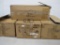 4 Large Boxes of Matte Black Framed, Clear, UV Light Blocking Glasses