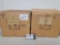 PGA Boxed Readers with Included Golf Tees, all +2.0, Black Frames, Clear Lenses, Two Boxes