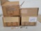Three Boxes Heart Shaped Blue Light Blockers, Silver and Rose Gold Frames, Yellow Tint Lenses, 500+