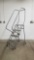 ULINE Rolling Four Step Ladder, Measures 41