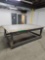 Heavy Lumber Work Table, 8ft by 6 ft by 34 inches tall