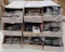 Assortment of Readers, Various Diopters and Frames, Clear Lenses, Nine Small Containers