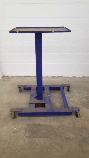 Rolling Metal Stand, Approx 40 inches tall