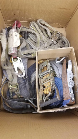 Forklift Safety Straps, Heavy Duty Ratchets
