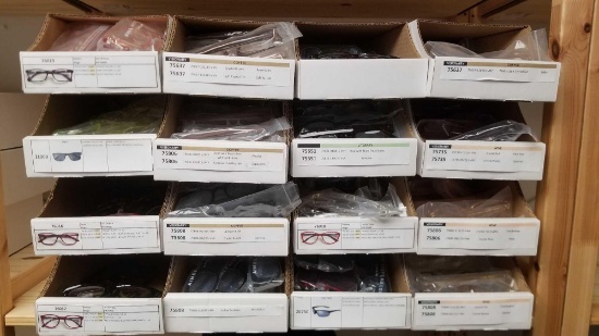 16 Boxes of Assorted Sunglasses and Readers, Aimee Kestenberg, PGA Tour, and more