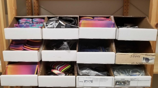 12 Boxes of Assorted Readers, Cleaning clothes and cases