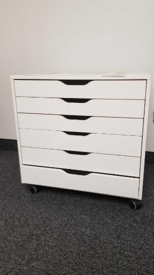 White Paper Organizer 6 Drawers