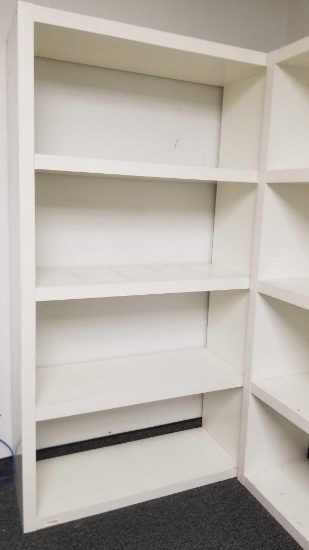 White 4 Shelf Unit 6' 2" X 42' X 15"D