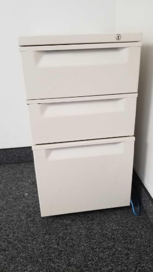 Three Drawer Metal Cabinet
