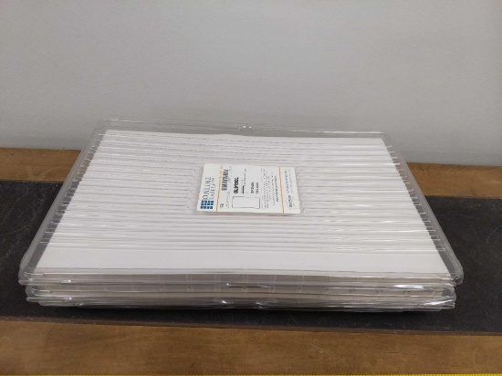 Three Partial Boxes of 11x17 Labels for Laser Printers, Clear Gloss, White Matte and White Gloss