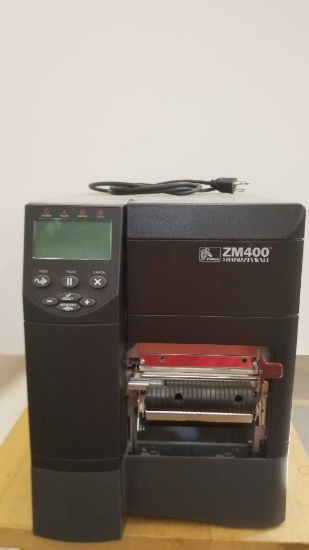 Zebra ZM400 Label Printer, working condition