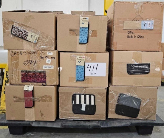 Eighteen Boxes of New Soft Sided Eyeglass Cases, Various Colors