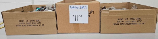 Three Assorted Boxes of Sunglasses