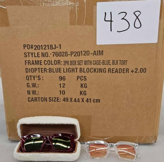 Assorted Readers and Sunglasses, Also Cases and Accessories