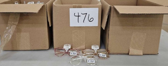 Blue Light Blockers, Crystal Pink, Crystal Tan and Crystal Clear Frames