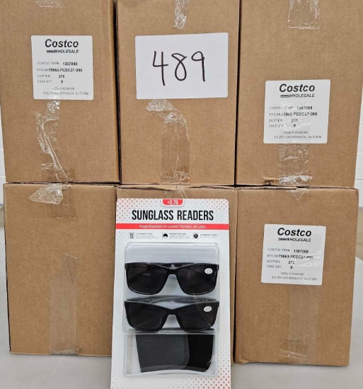 Sunglass Readers, +2.75 Including Cardboard Displays, 6 Boxes