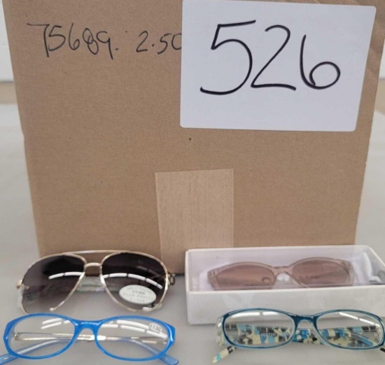 Mix of Readers and Sunglasses, Including Foster Grant