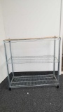 Stainless Metro Wire Rack 3' X 3' X 14 W