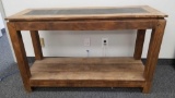 Wooden Table with Shelf, 51