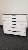 White Paper Organizer 6 Drawers