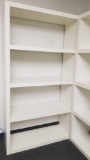 White 4 Shelf Unit 6' 2