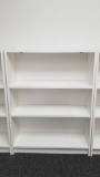 White Bookcase with Two Adjustable Shelves, 42 H X 32 W X 12 D approx