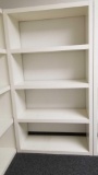 White 4 Shelf Unit 6' 2