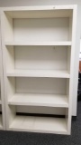 White 4 Shelf Unit 6' 2