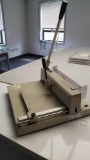 KW Trio Model 3943 Heavy Duty manual paper trimmer, battery operated