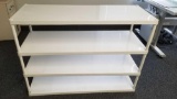 White Metal Metro Rack, 3 shelves, 18