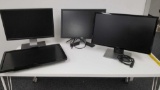 Lot of 4 Dell monitors, 2-24