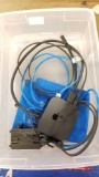 Apple TV Device in Plastic Storage Bin