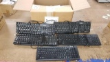 Box of Corded Keyboards