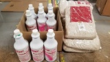 Brand New Mop Heads and Nine Bottles of Cleaner