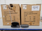 Two Large Boxes of Grey Cloth Covered Hard Cases, Approx 700 Pieces
