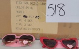 2 Styles of Heart Shaped Glasses