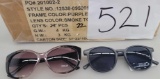 Small Box of Black and Purple Framed Sunglasses, Approx 50 Pcs