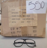 Black Matte, Clear Attitude Lens, Approx 300 Pcs