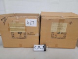 PGA Boxed Readers with Included Golf Tees, all +2.0, Black Frames, Clear Lenses, Two Boxes