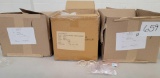 Three Boxes Blue Light Blockers, Frames include Crystal Pink, Pink, and Cream Mother of Pearl
