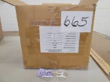 One Box of 100% UV Protective Glasses, Gold Wire Frames, Clear Lenses