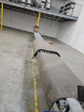 Four Nytrol Ten Foot Roller Conveyor, with Eight Stands, no other items included